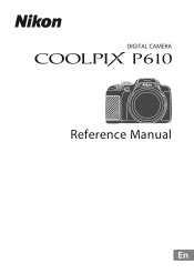 NIKON COOLPIX P610 REFERENCE MANUAL Pdf Download.